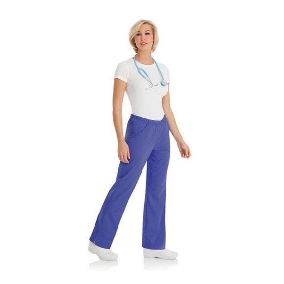Urbane Womens Alexis Comfort Elastic Waist Scrub Pants - Size‎ Medium - Picture 2 of 7